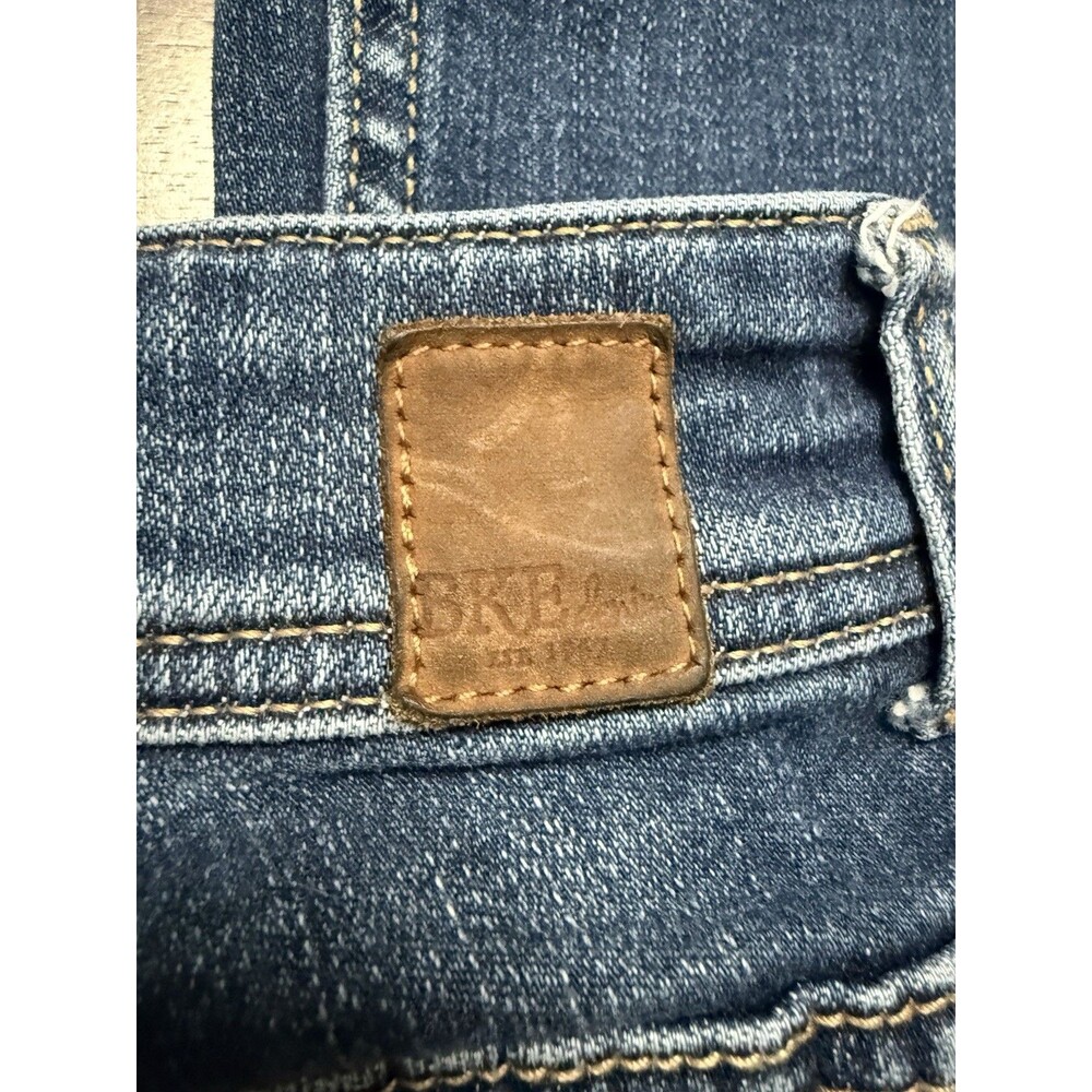BKE Stella Mid Rise Bootcut Distressed Jeans 27x33.5 (27.5x32.5) Perfect Fade - Picture 4 of 11